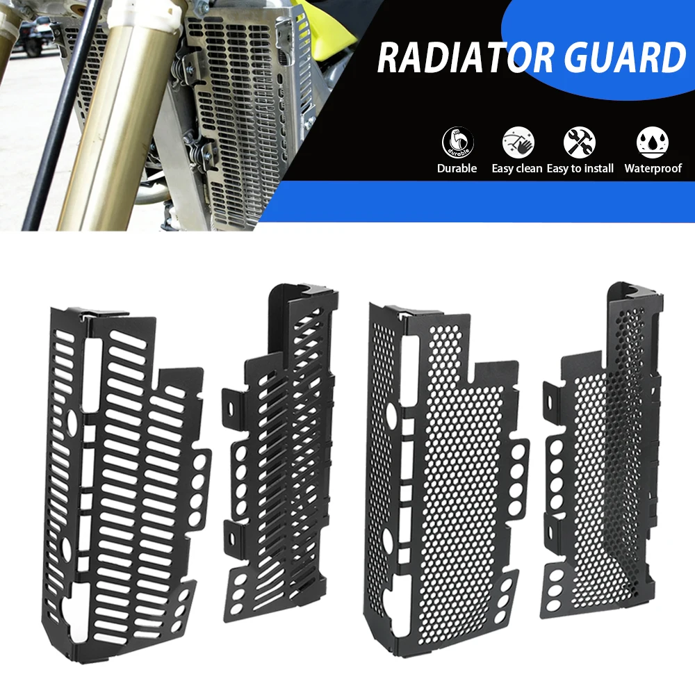 

Защитная решетка радиатора для мотоциклов Suzuki DRZ400 DRZ400E DRZ 400S DRZ400/SM 2000-2024, RM125 RM250 1996-2008