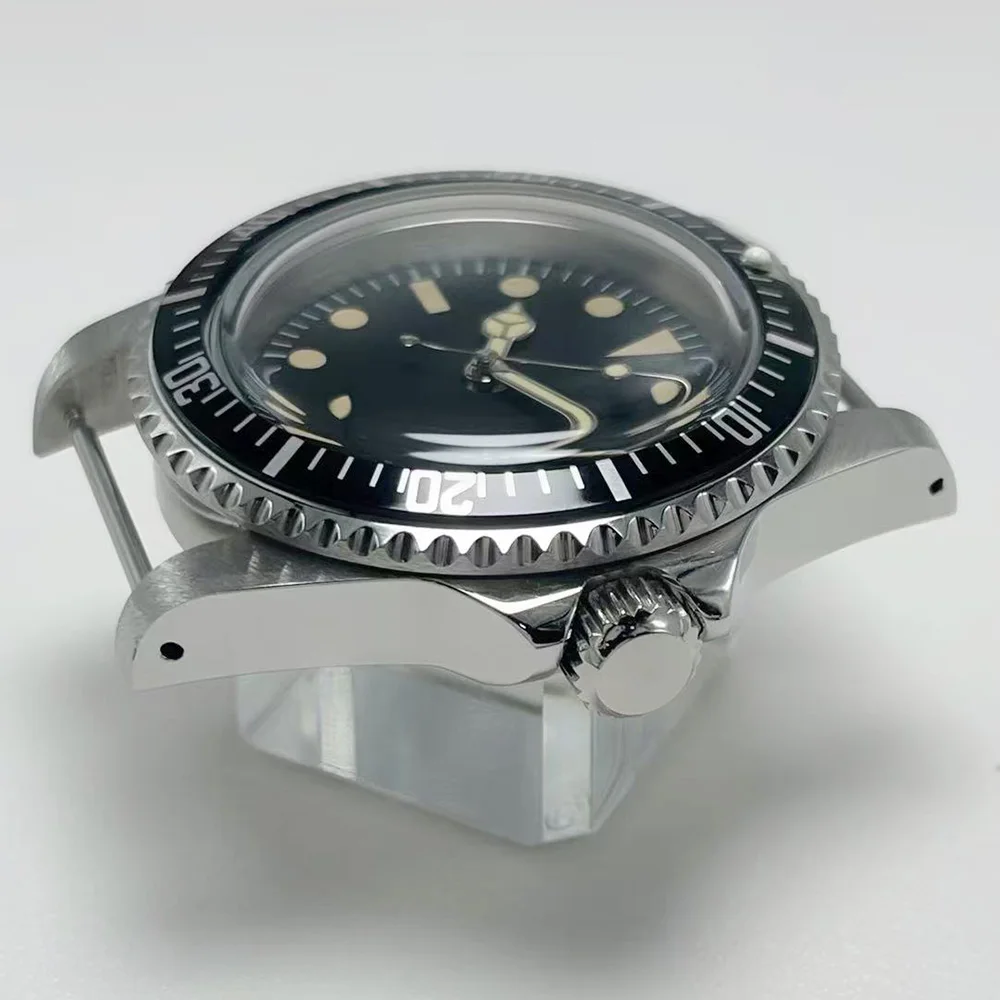 ساعة كاجوال للرجال، ميكانيكية أوتوماتيكية، قرص معقم 39.5 ملم، كريستال أكريليك، هيكل من الفولاذ المقاوم للصدأ، سوار متوهج