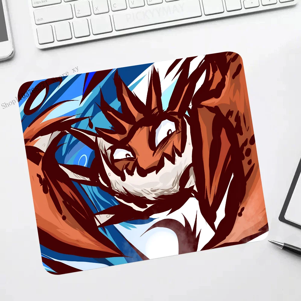 

1PC Cartoon P-Pokemon Kingler Small LockEdge Mouse Pad For Gamers Computer Desk Pad Rectangular Anti-slip Rubber