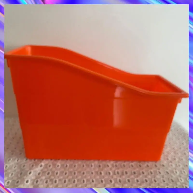 

Book And Binder Holder, For Classroom, Plastic Vertical Storage Book Organizer Folders, Office Organization,12Pcs