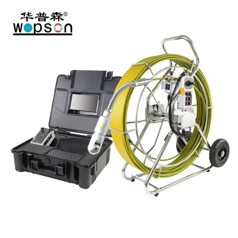 MYT Wopson 50mm Self Level Borehole Drilling Deep Water Well Inspection With 512Hz Transmitter Pipe Locator Camera 360