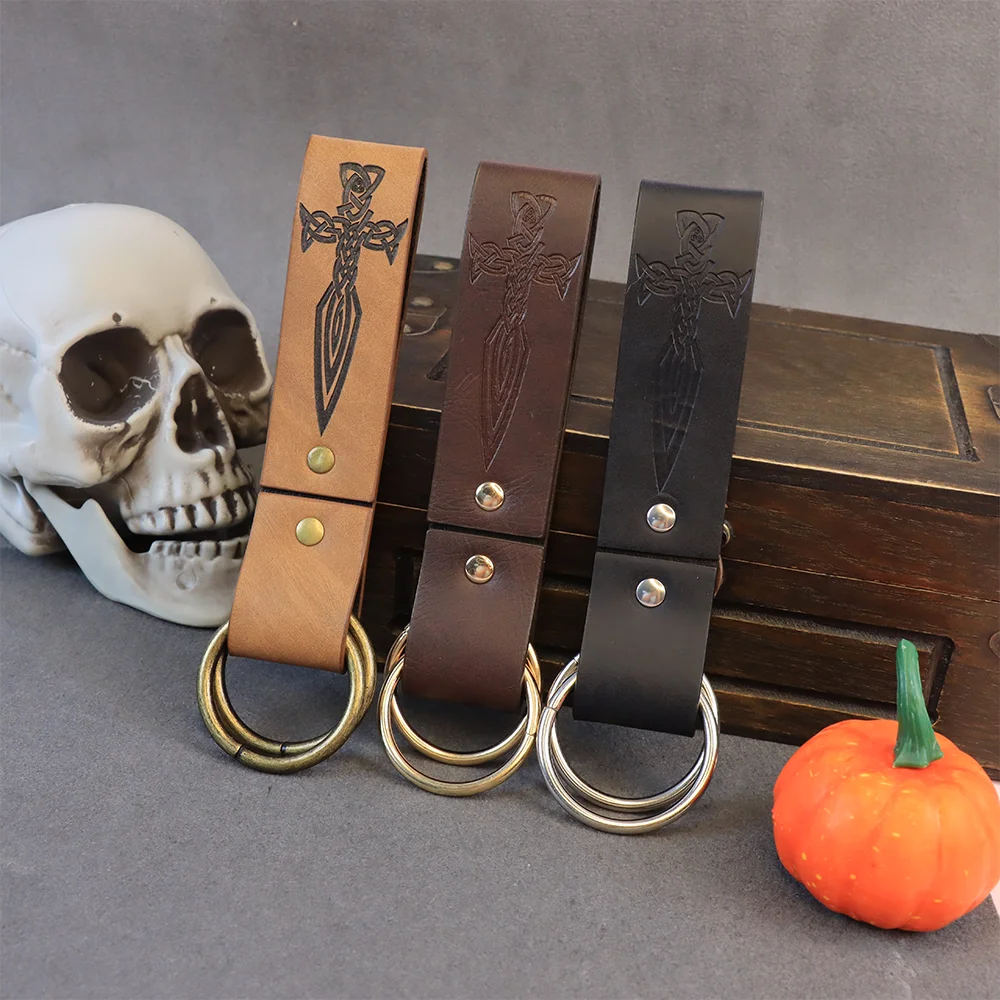 

Vintage Medieval Belt Decorative Water Cup Buckle Leather Metal Ring PU Leather Retro Accessory Women Men Knight Pirate Cosplay