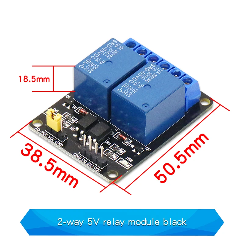 2 way 5V black