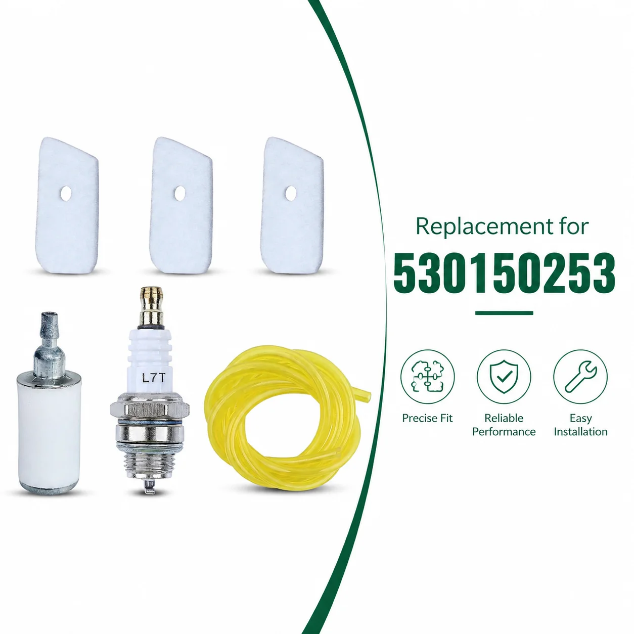 Air Filter Tune Up Kit for Husqvarna 128LD/128CD/128L/125C/125L/125E/125LDX/125R/125RJ/128C/128LDX/128R/128RJ OEM 530150253