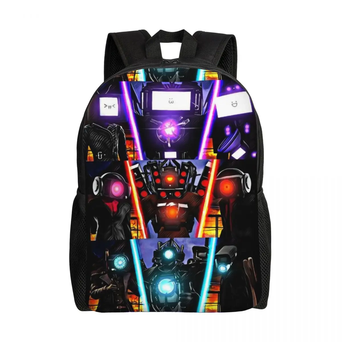 

Skibidi Toilet Print Cartoon Backpack Casual Backpacks Student Unisex Trekking Lightweight School Bags Designer Rucksack