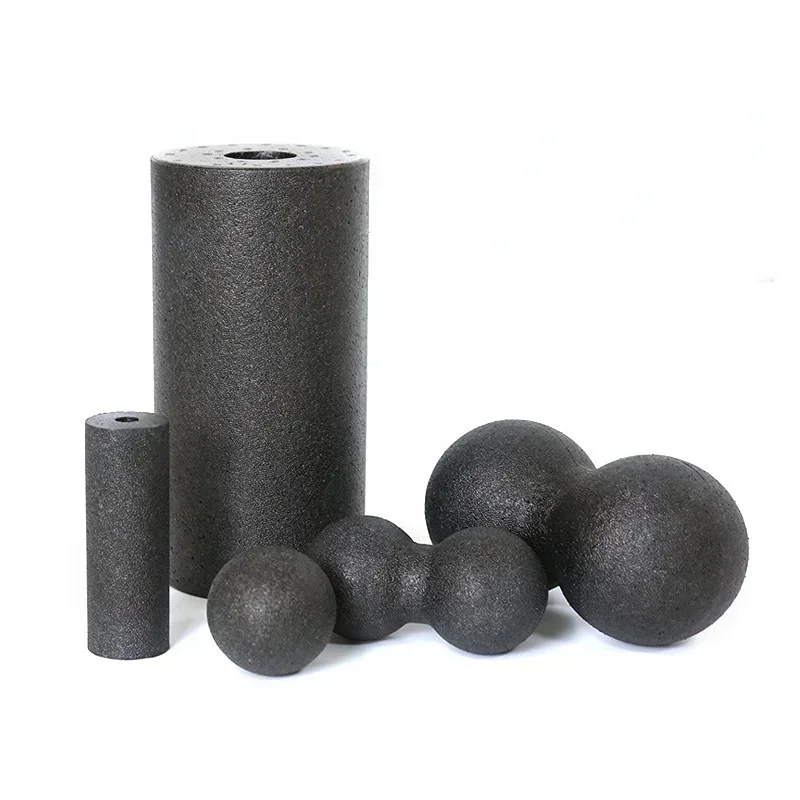 

New Women Exercises Equipment Yoga Massage Foam Roller Fitness Ball Massage Muscle Release 5pcs Yoga Blocks Pilates Foam Roller