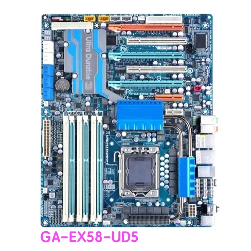 

Подходит для материнской платы Gigabyte GA-EX58-UD5 EX58 UD5 LGA 1366 DDR3, материнская плата, 100% протестировано, ОК, полностью работает