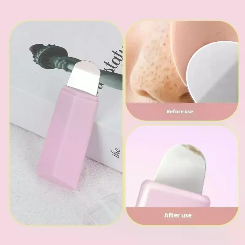 2 stücke Mitesser Entferner Haut Wäscher Spachtel Pickel Akne Nadel Werkzeug Gesichts Poren Reiniger Hautpflege Set