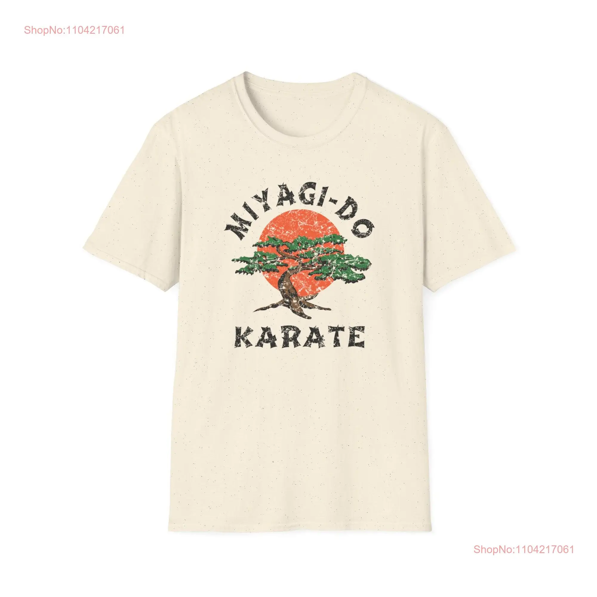 Karate Kid Inspired Miyagi Do Distressed Softstyle T Shirt long or short sleeves