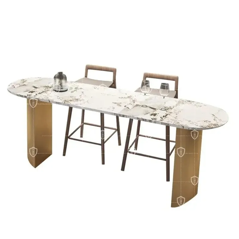 rock bar table is light, luxurious, modern and simple, and it is a home island table.