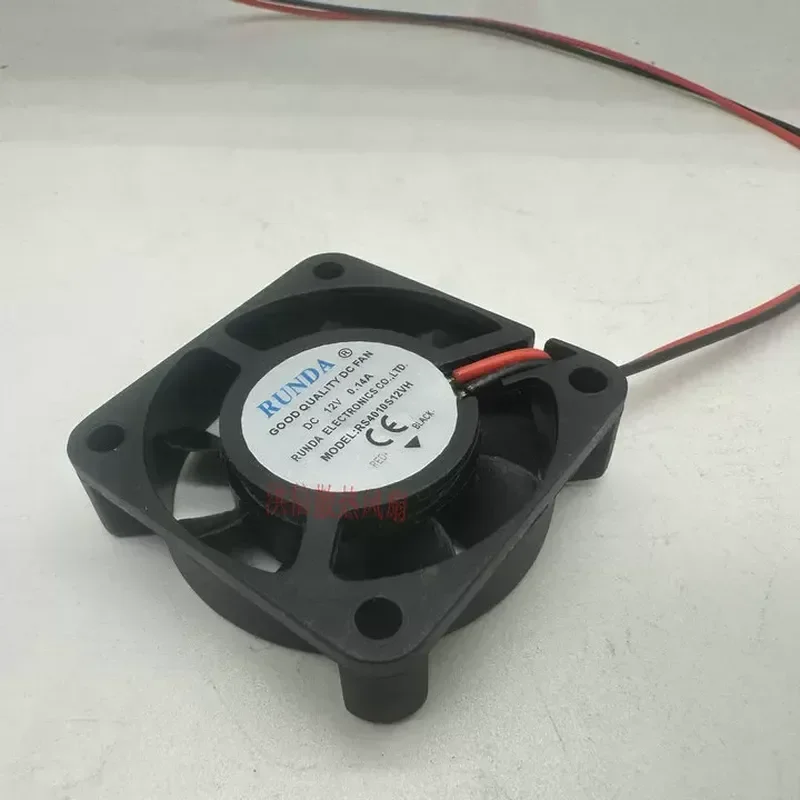 RUNDA RS4010S12VH DC12V 0.14A 40x10mm Cooling Fan for Electronic Devices