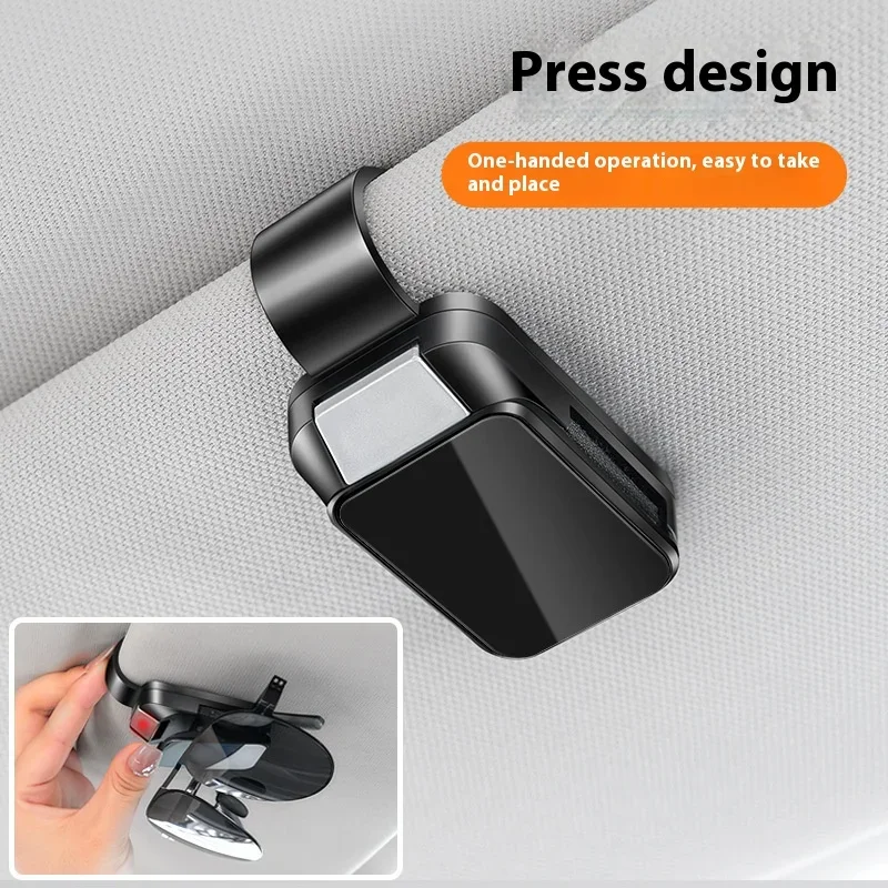 Car-Mounted Eyeglass Holder Multi-Functional Sunshade Board Storage Clip Sunglasses Frame Interior Decoration Accessories image 2