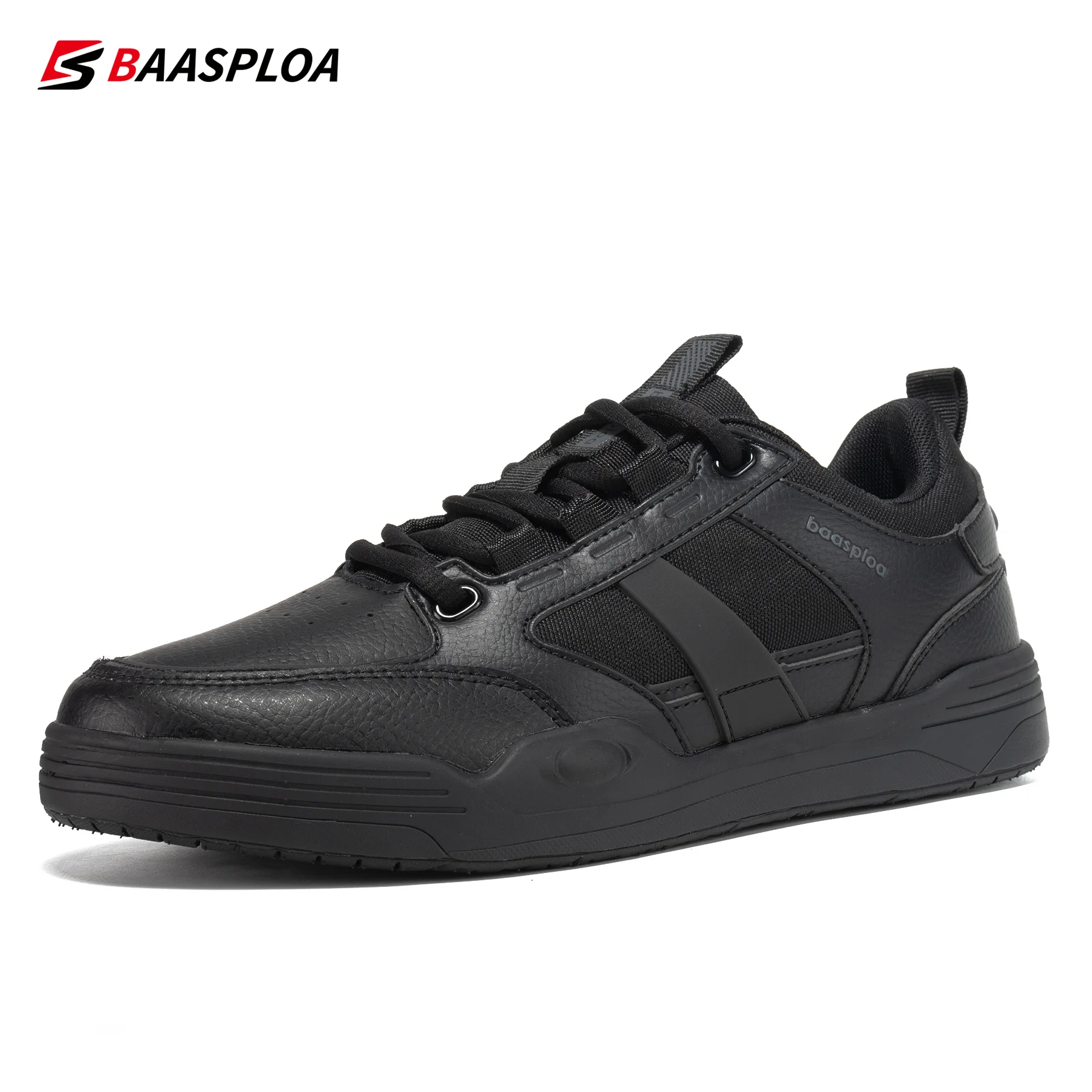 2023 New Baasploa Men\'s Casual Shoes Outdoor Sports Walking Shoes Mesh Surface Breathable Clean Original Brand Men\'s Board Shoes