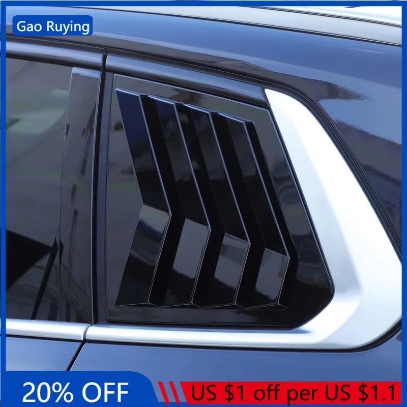 

Gao Ruying For BMW X3 G45 2025-2026 ABS carbon fiber Car Rear Window Louver Triangular Glass Shutter Cover Trim Car Accessories