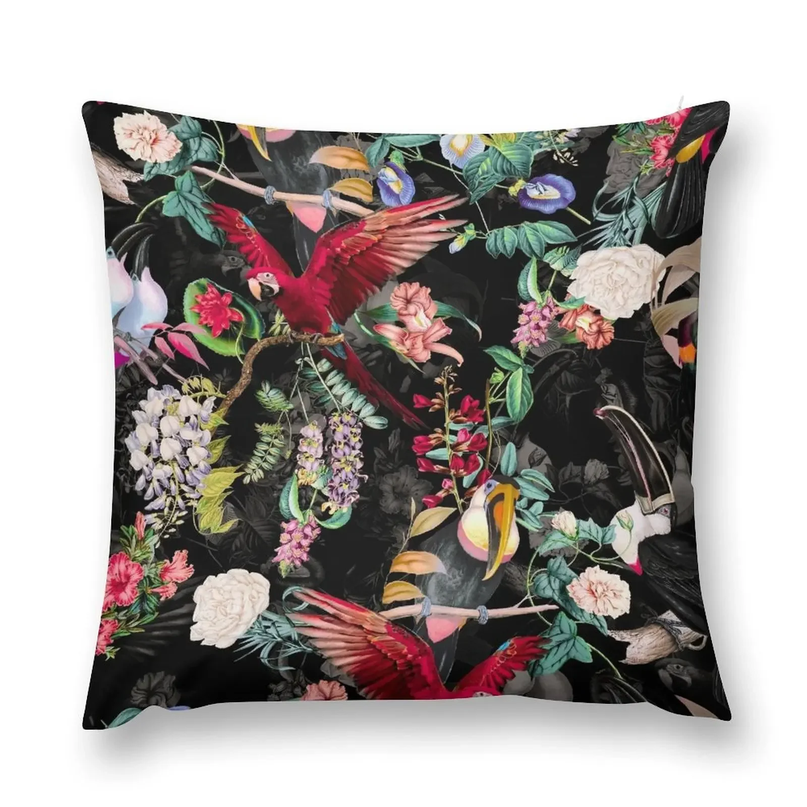 

Floral and Birds IX Throw Pillow sleeping pillows Luxury Sofa Cushions Decorative Cushion pillow