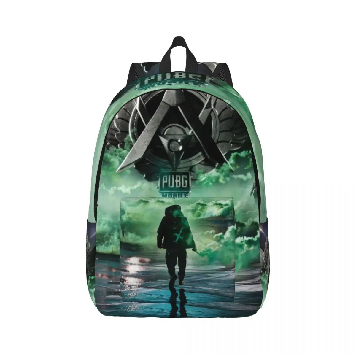 

P-PUBG Battlegrounds For Girls Boys Fashionable, fully printed, and comfortable student backpack.