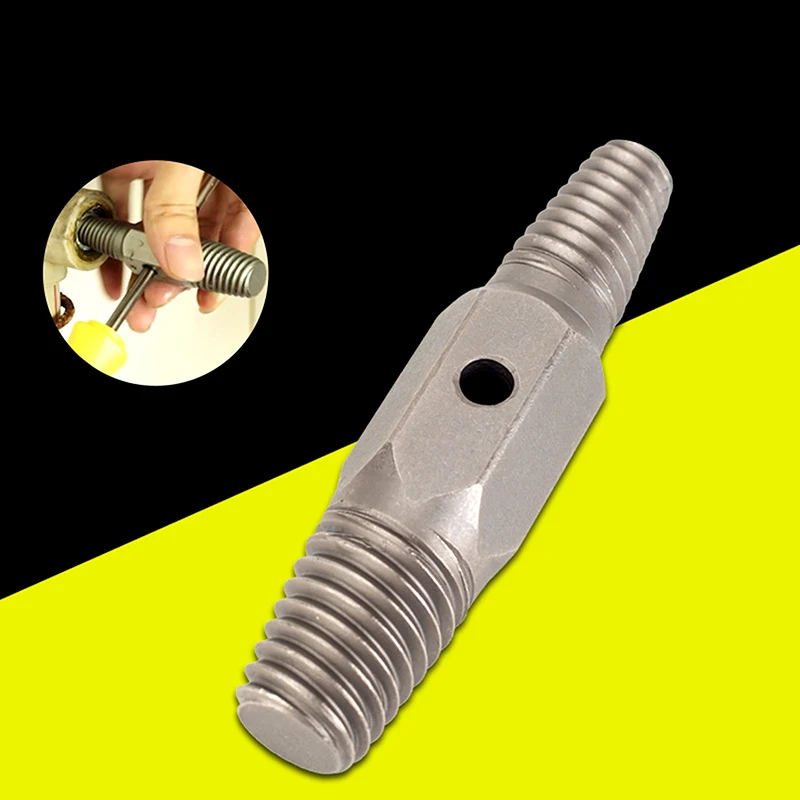 1PC 1/2'' 3/4'' Double Head Screw Extractor Multifunctional Hex Pipe Broken Bolt Damaged Screw Drill Bits Remover