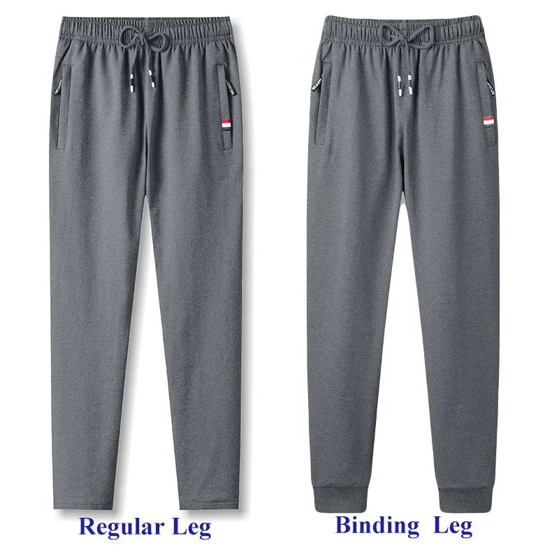 2022 봄 여름 얇은 남성 스트레치 면화 운동복 운동복 Tracksuit 스포츠 바지 바지 Oversize Pants Mens Joggers