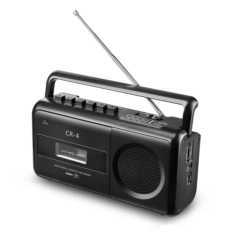 

B30C-Portable Cassette Tape Player Recorder,Boombox AM/FM Radio Stereo And MP3 Player Recorder For Voice Recording US Plug