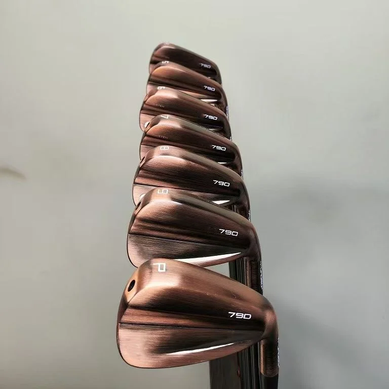 Brand New 790gen4 copper Tungsten iron Golf Clubs p79.0 Irons copper Set 4-9P 7PCS R/S Flex Graphite/Steel Shaft with Head Cover