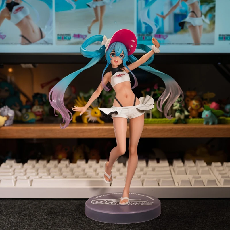 在庫あり-純正フリュー-初音ミク-サマーレーシングガール-トリトライイット-フィギュア-2024-サマーホリデーバージョン-コレクターズモデルギフト