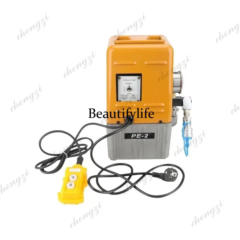 A81 Portable Ultra High Pressure Electric Hydraulic Pump 700bar Oil Tank Wired Remote Control Double Acting For Cable Cutter Cri