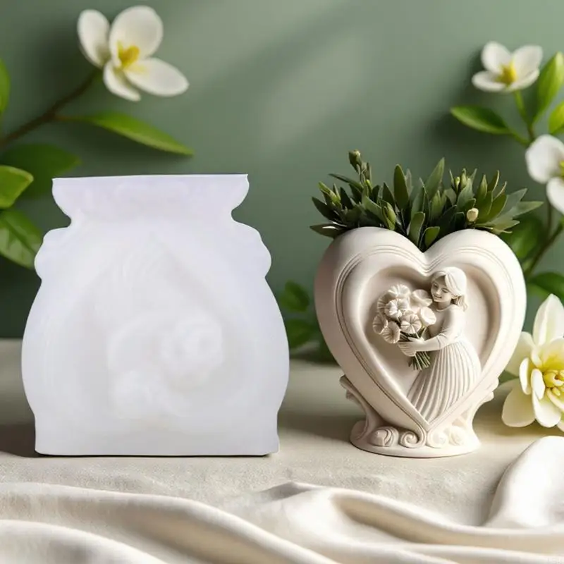 

None Toxic Silicone Craft Mold Suitable For DIY Soaps Creative Chocolate Girl Figure Design Effortlessly Release Y5GB