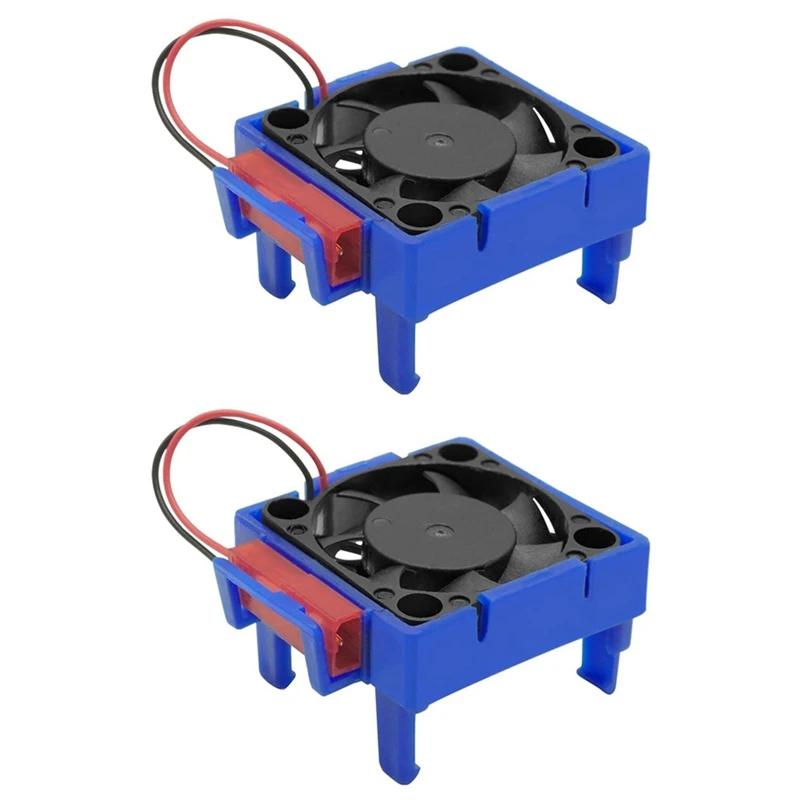 2Pc VXL-3S Velineon ESC VXL-3 VXL 3S Heat Sink Cooling Fan For Traxxas Bandit Rustler Stampede Slash 2WD / 4X4 VXL Parts