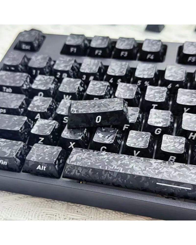 Keycap side engraved 119 keys small full set of original PBT magnetic axis mechanical keyboard