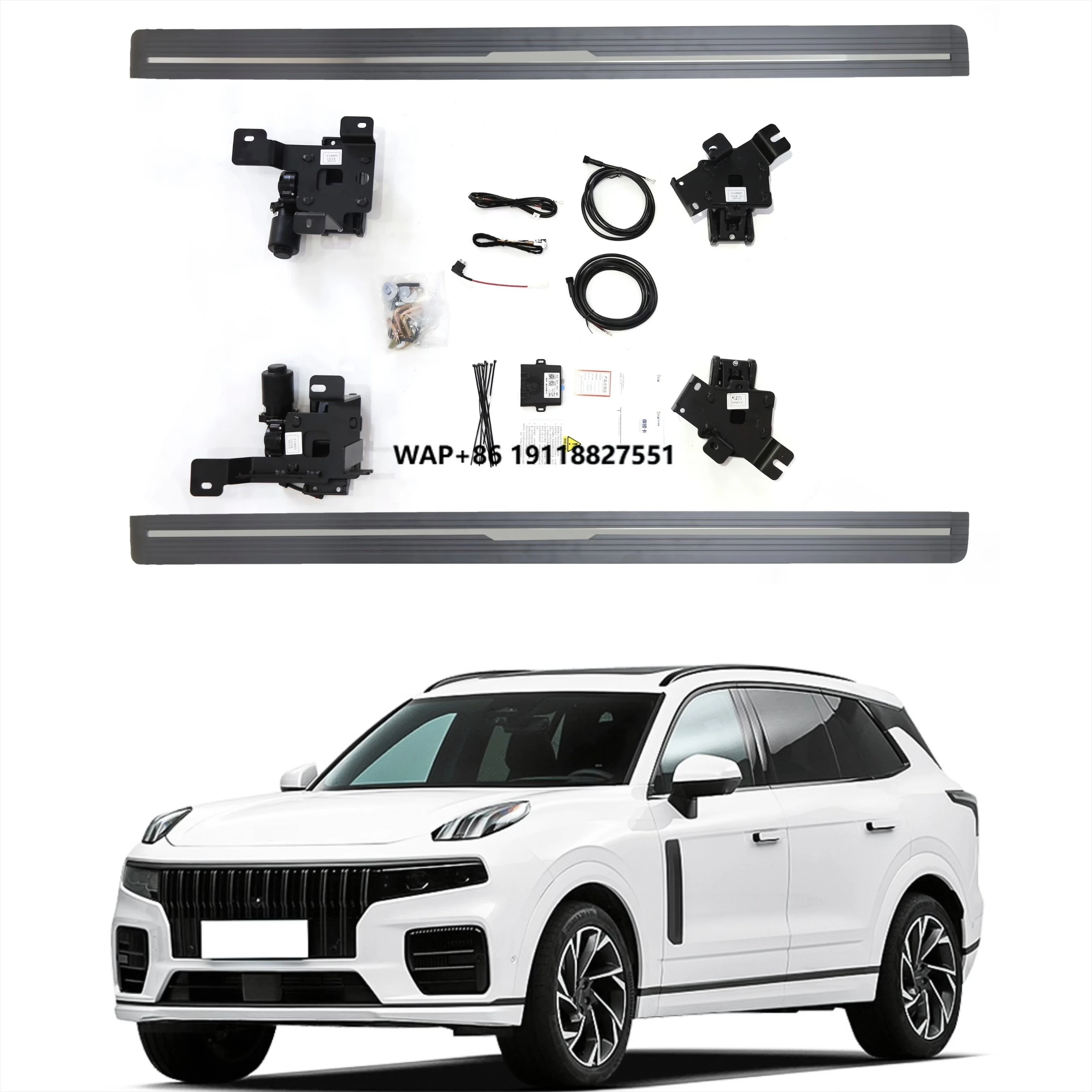 

Rust-Proof Ride protection Function Aluminum Alloy Car Accessories Running Boards Foot Pedal Lynk & Co 09 2022