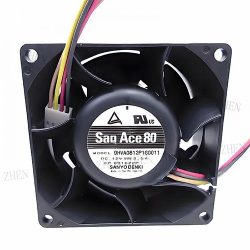 

Y 1 Pc. for SANACE80 9HVA0812P1G0011 12V 3.5A 8038 large air volume fan