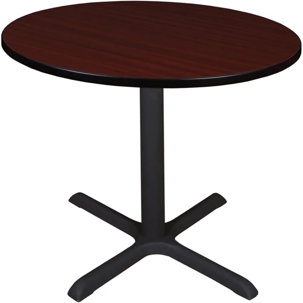 Cain 36 Round Breakroom Table- Mahogany