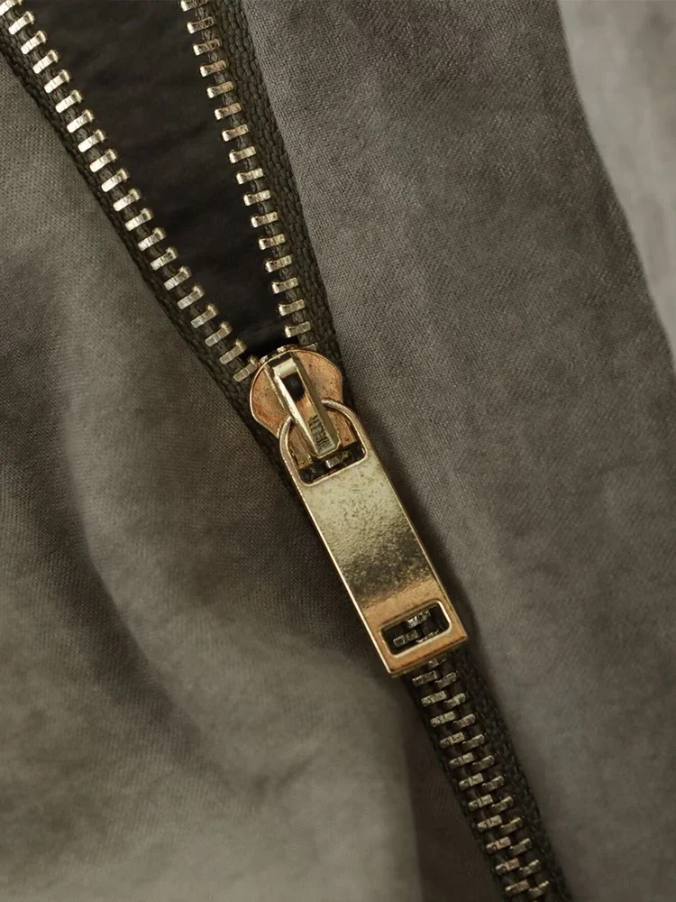 FDEY  European and American style 2025 summer new women's clothing casual temperament simple puffy pilot lapel jacket