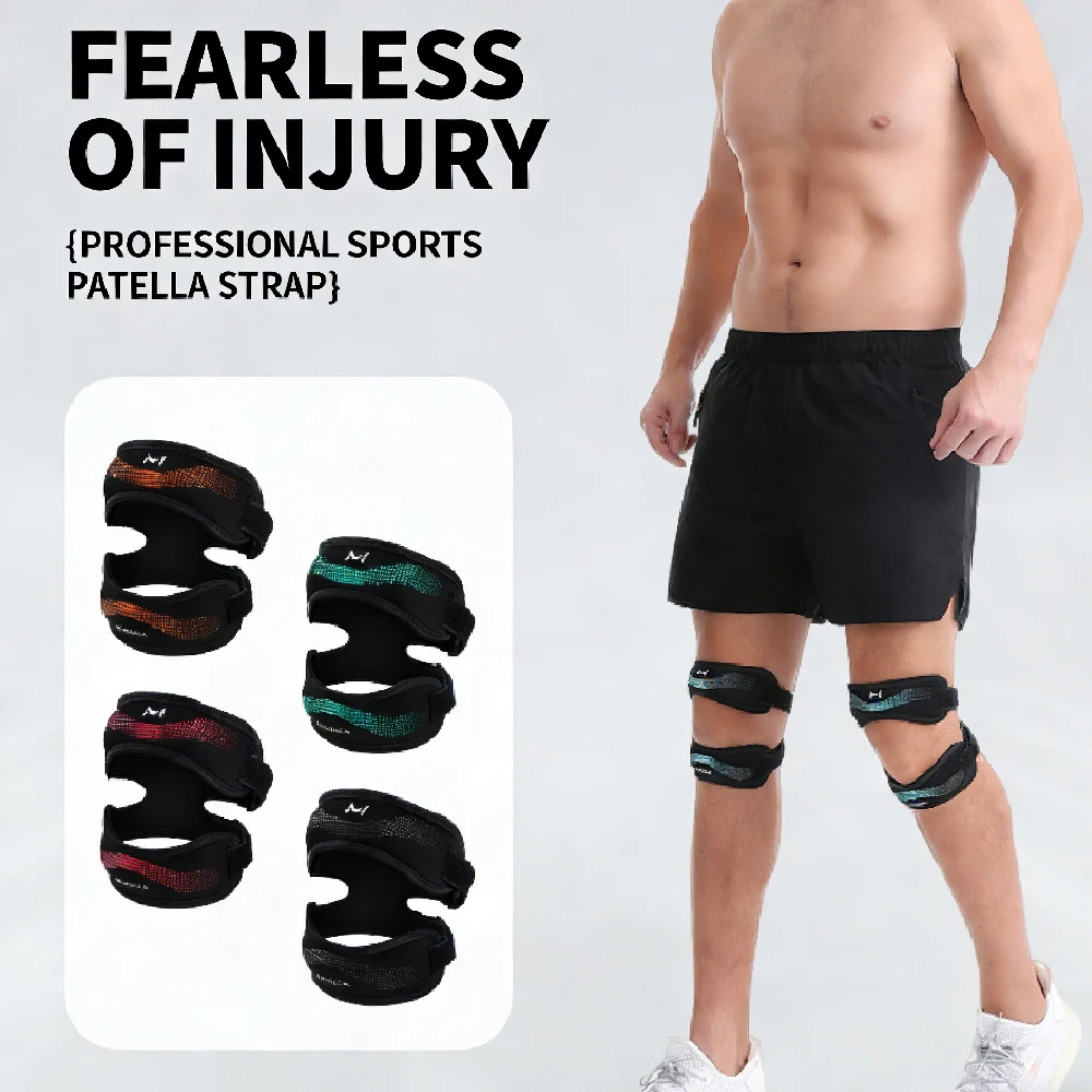 Patella Tendon Knee Strap - Knee Support Braces with Open Patella, Neoprene Lightweight Stabilizer for Women Men,Running,Sports