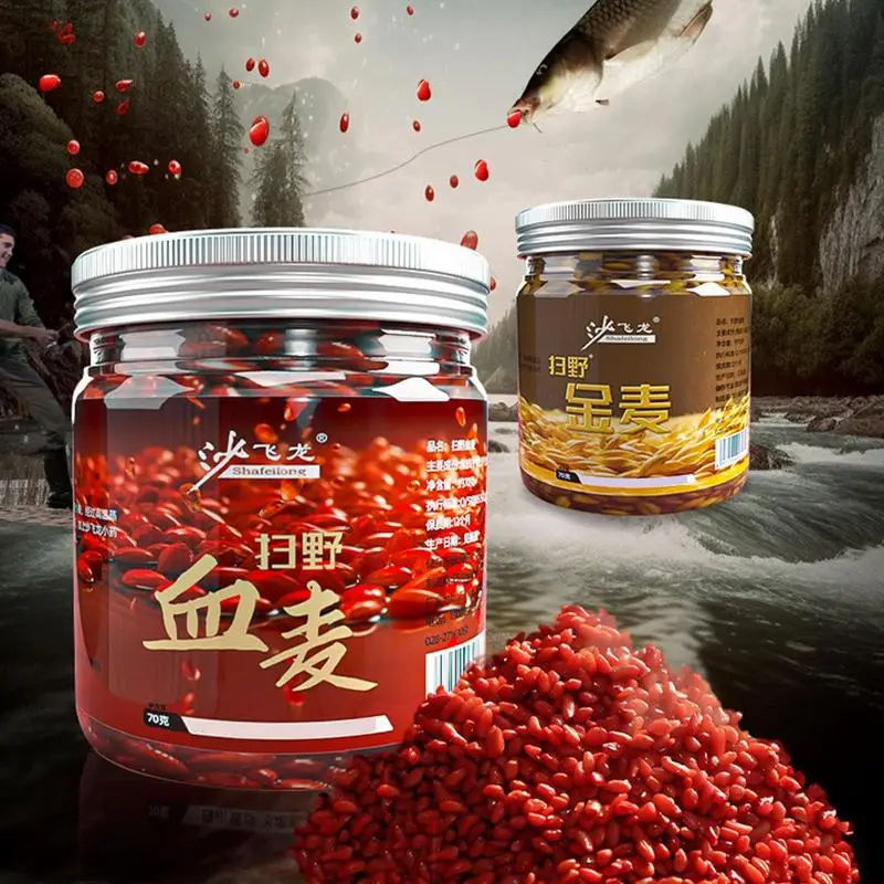 Fish Attractant Freshwater Fish Bait Attractants Natural Wheat Fish Additive Enhancer For Carp Silver Carp Tilapia Grass Carp