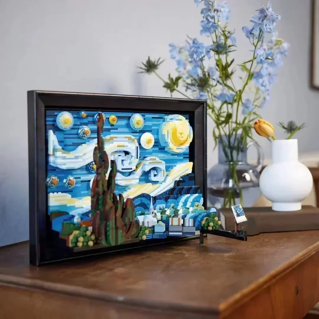 ديكور نجوم ليلة نموذج الديكور الهدايا 2316 قطعة ألعاب تعليمية للأطفال من الطوب #2