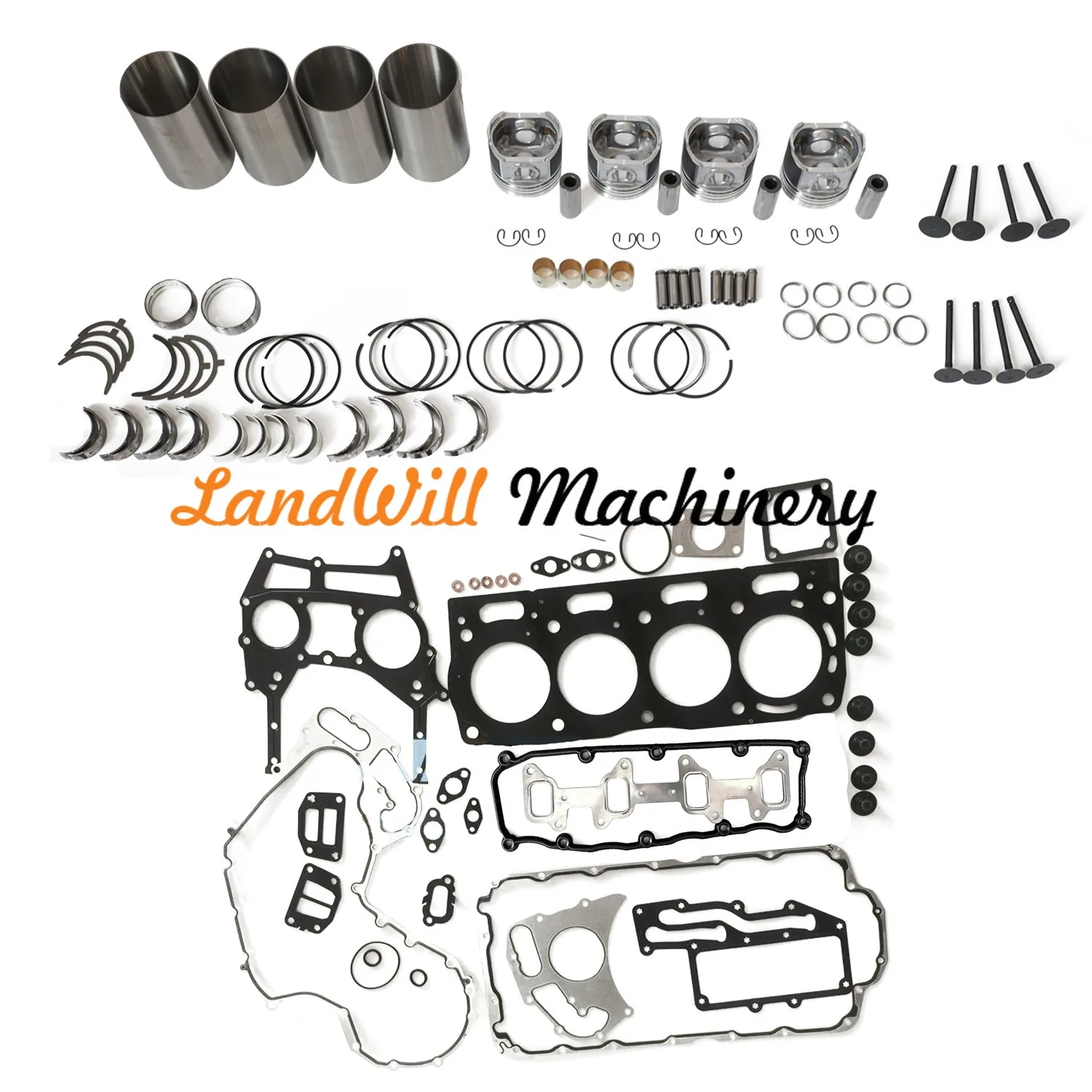 Overhaul Rebuild Kit Fits For Perkins Engine 1104C-44 1104C-E44 1104A-44