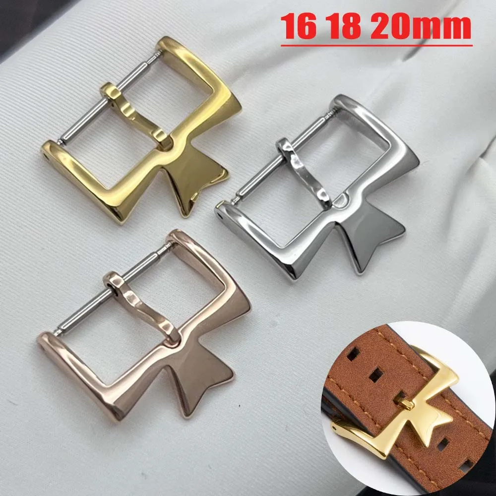16/18/20mm Stainless Steel Watch Buckle For Vacheron Constantin Tang Tongue Pin Watch Buckles in Strap Watch Replace Accessory