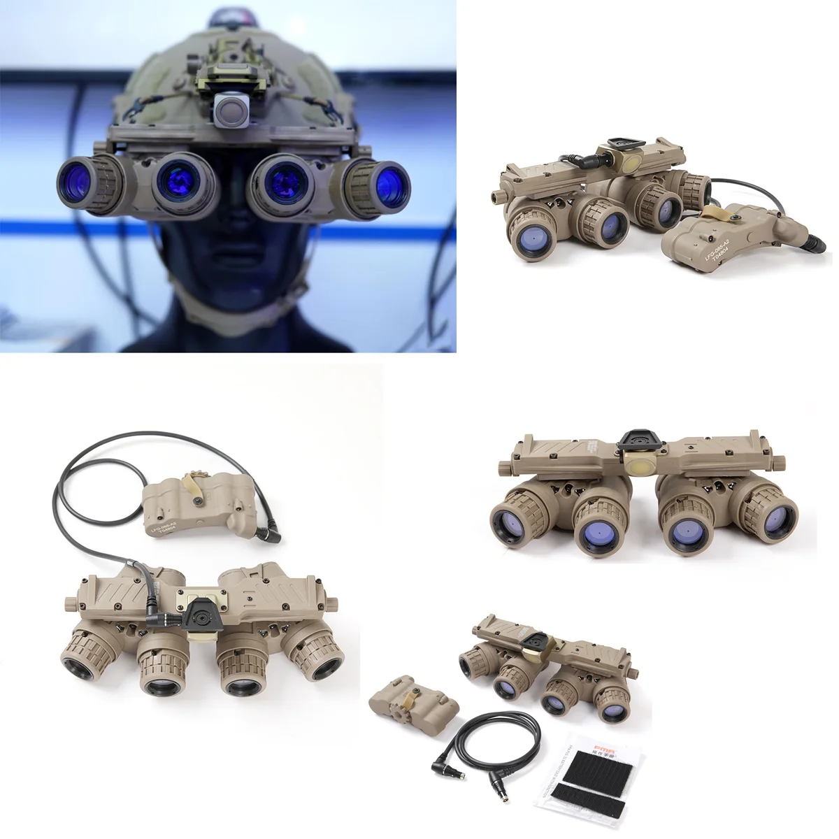 個人装備 FMA GPNVG + GSGM FMA Tactical Airsoft GPNVG 18 NVG Night Vision Goggle DUMMY Model