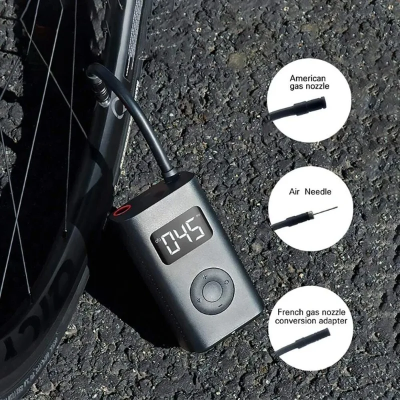Portable Vehicle-mounted Inflatable Pump Wireless Electric Inflation Pump Bicycle Motorcycle Car Tire Inflation Pump