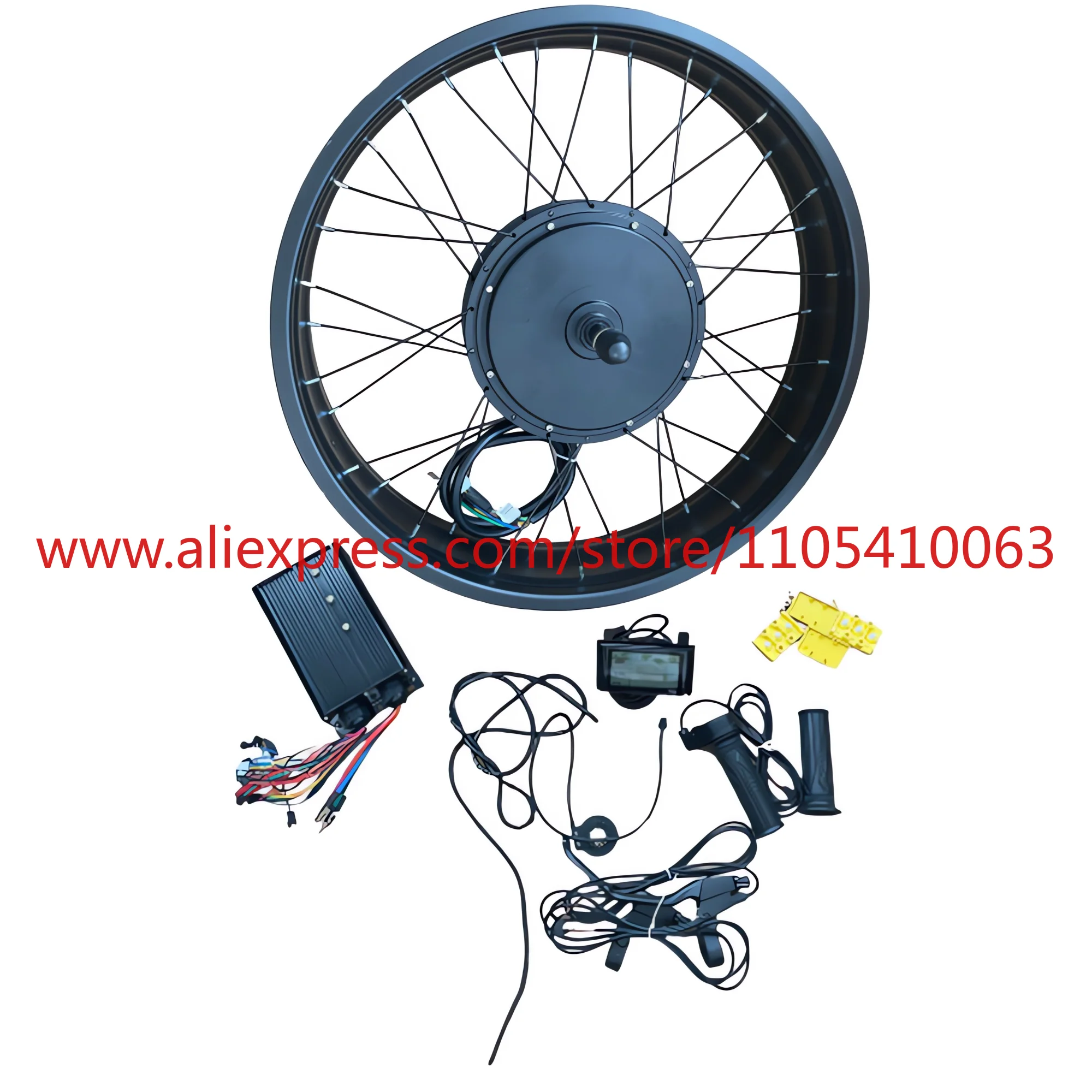 طقم تحويل دراجة كهربائية فائقة - مراجعة 5000W Hub Motor Kit 72V وسعره
