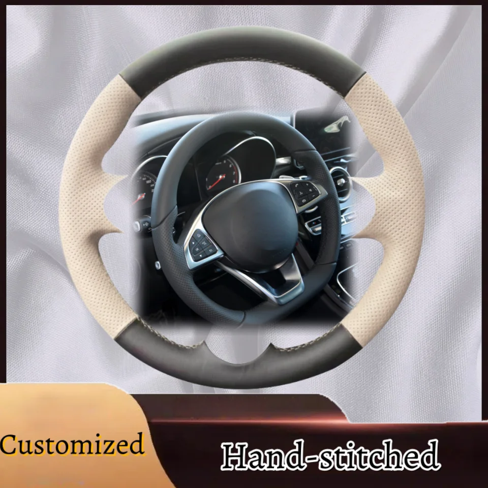 

Custom Microfiber Leather Hand-stitched Steering Wheel Cover For Mercedes Benz W176 W246 W205 C117 218 X218 C253 W213 X253 W166