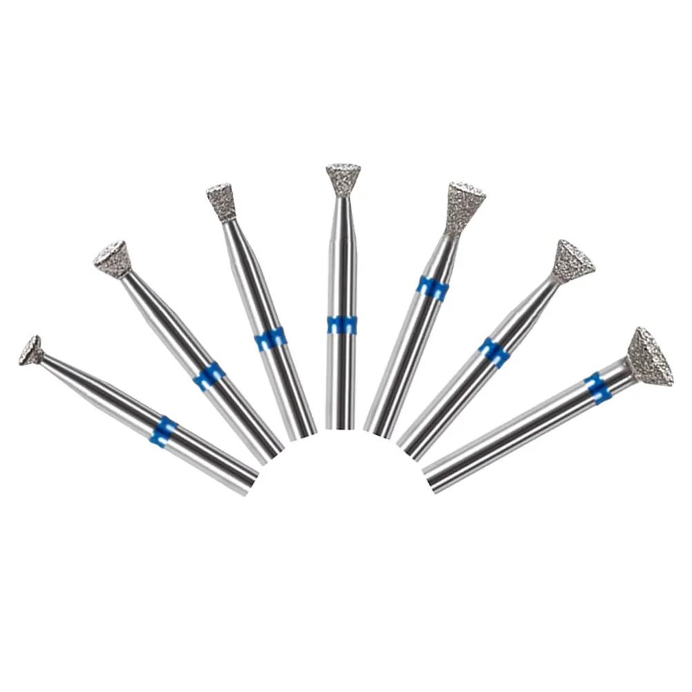

7 Pcs Nail Drill Bits Grinding Machine Accessories Callus Remover Cuticle Cleaner Diamond Material Disc Bit for Acrylic