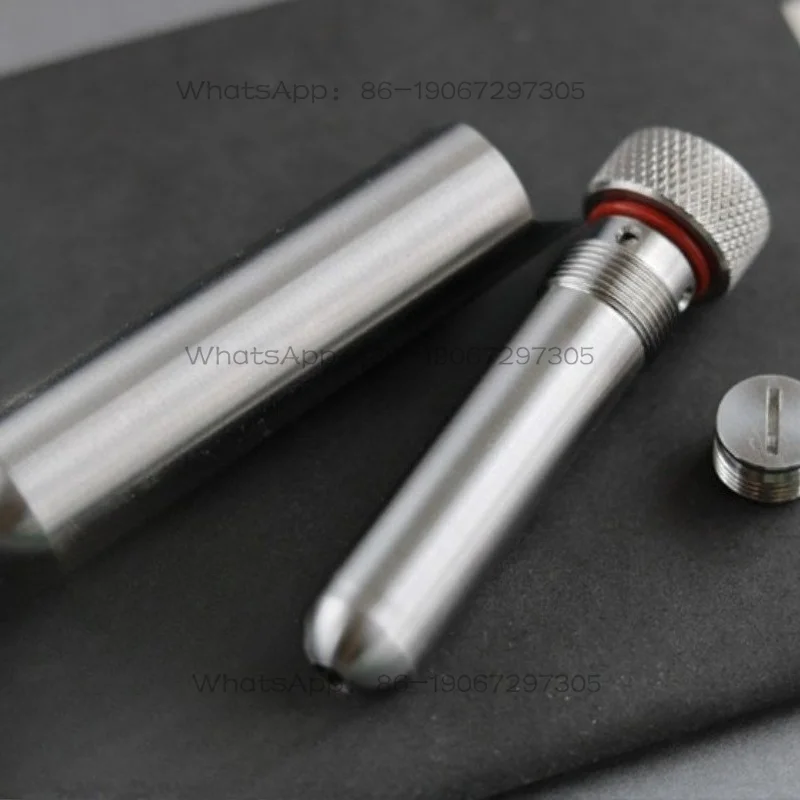 Portable Titanium Alloy Snuff Through-nose Refreshing Opening Rod Housing
