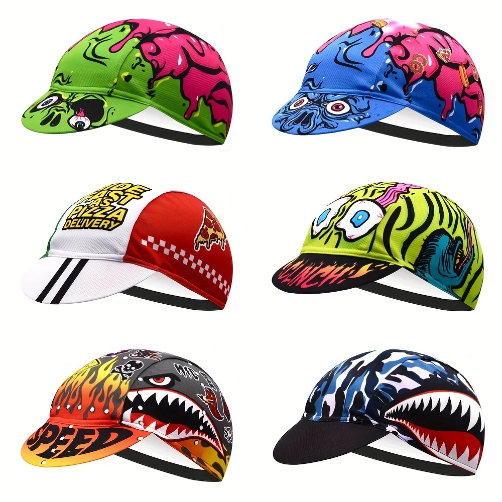 Retro Skull Hat, Cycling Cap, Breathable Quick Dry Bike Riding Cap, Cycling Equipment