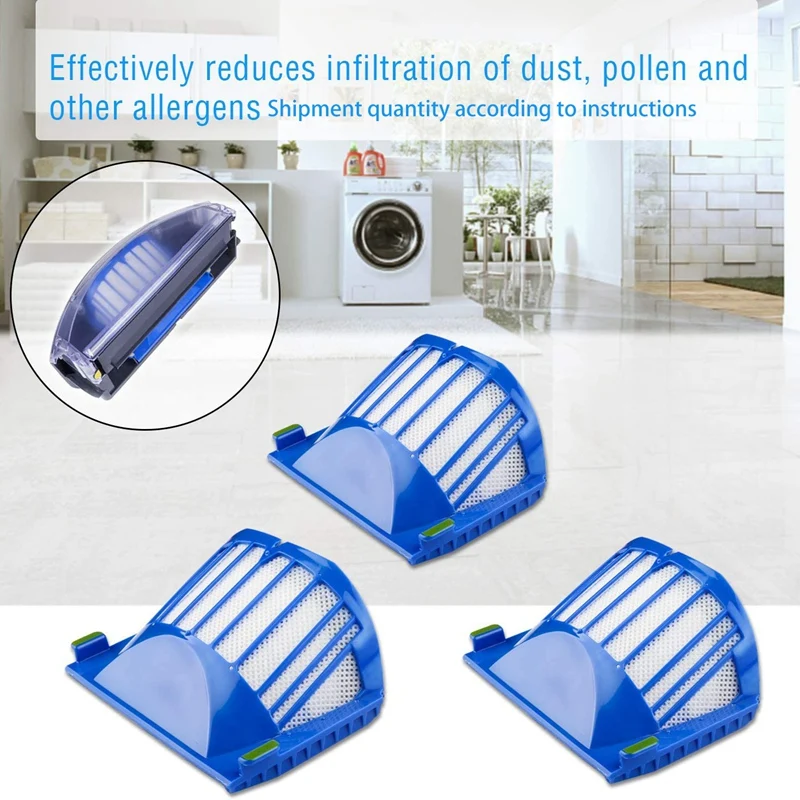 Irobot RoombaのHEPAフィルター交換、掃除機アクセサリー、500、600シリーズ、528、552、564、610、630、650、660、670、