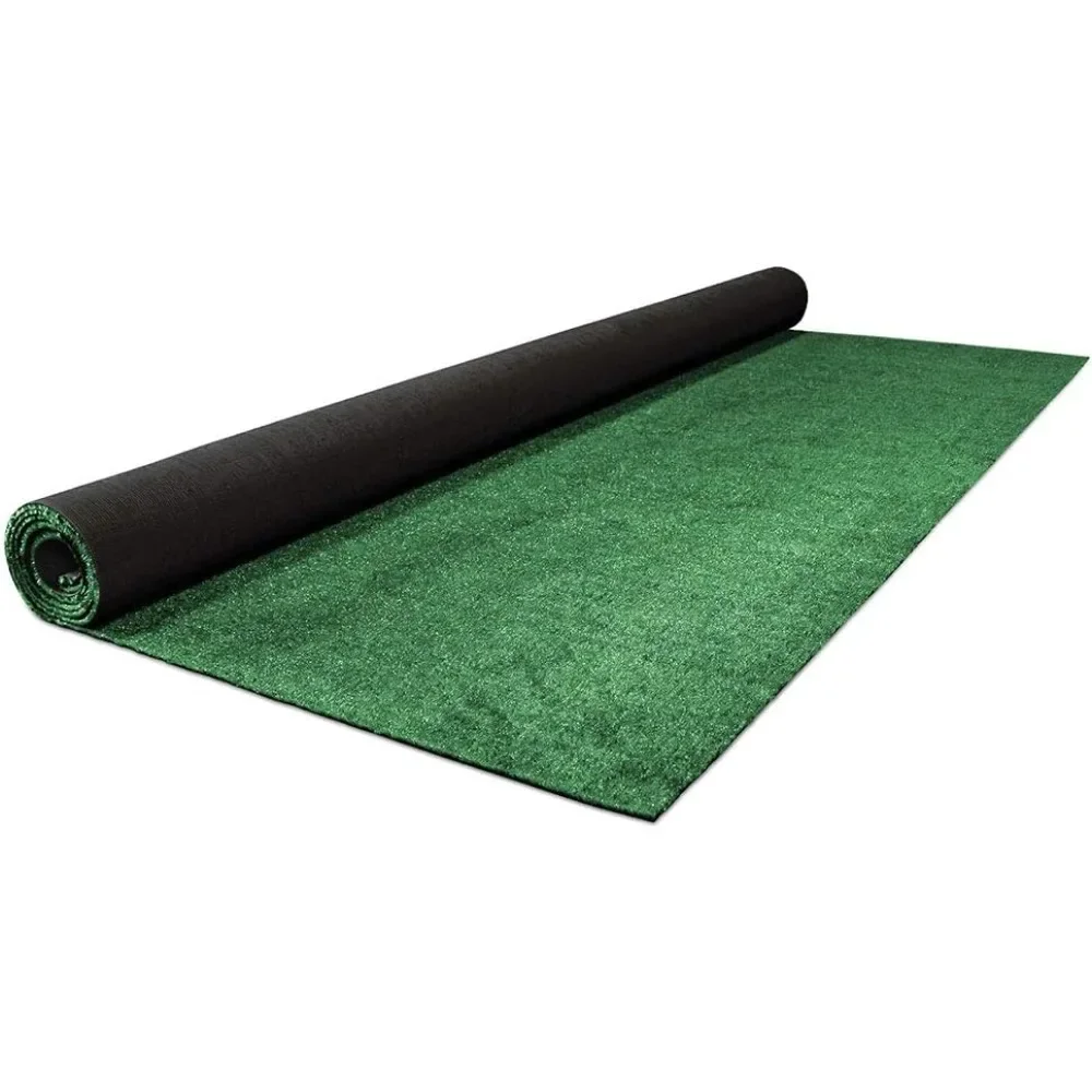 

Home and More Outdoor Artificial Turf with Marine Backing – Garden Green 6 Feet X 30 Feet – Spectrum Series .25 Inch Pile Height