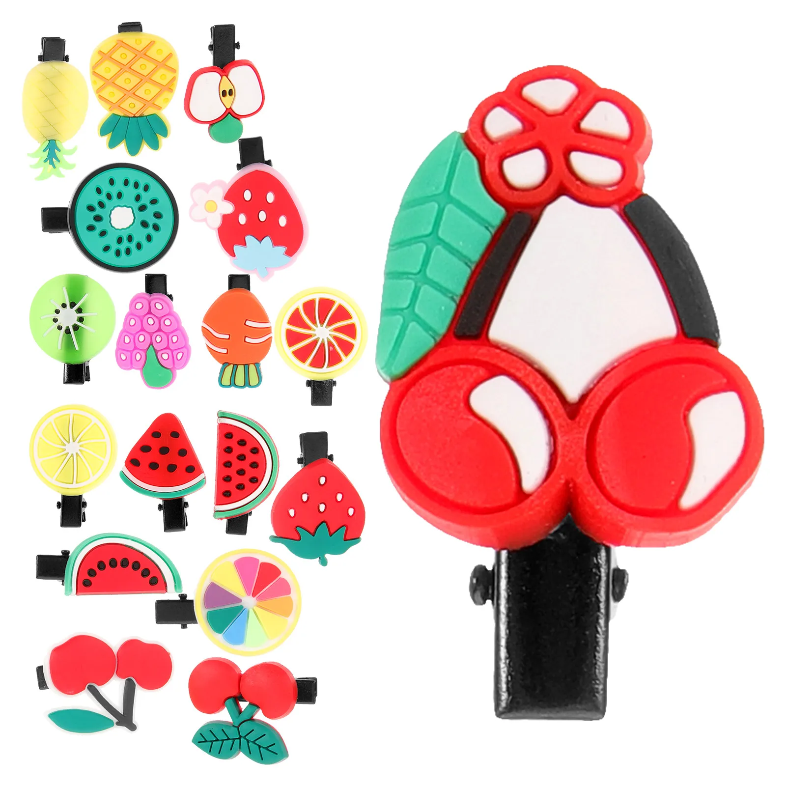 

Fruit Hairpins Strawberry Elegant Women Girls Hair Clip Barrettes Hairstyle Accessories Beautiful Simple Unique Design