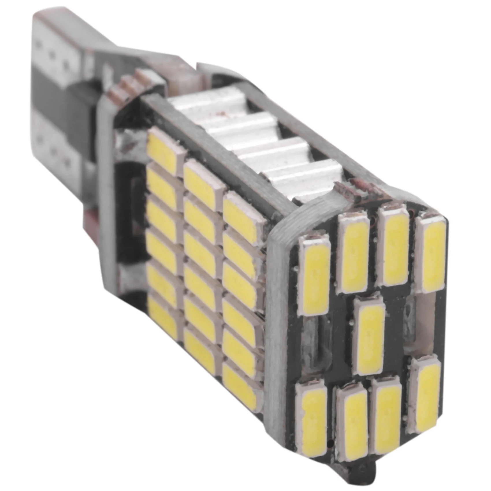 W16W T15 2x 45 SMD 4014นำรถหลอดไฟ lampu belakang ย้อนกลับ6000K สีขาว