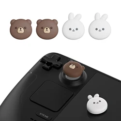 PlayVital Cute Thumb Grip Caps for Steam Deck 10 Styles - Thumbsticks Grips Joystick Caps for PS Portal Remote Player LCD & OLED